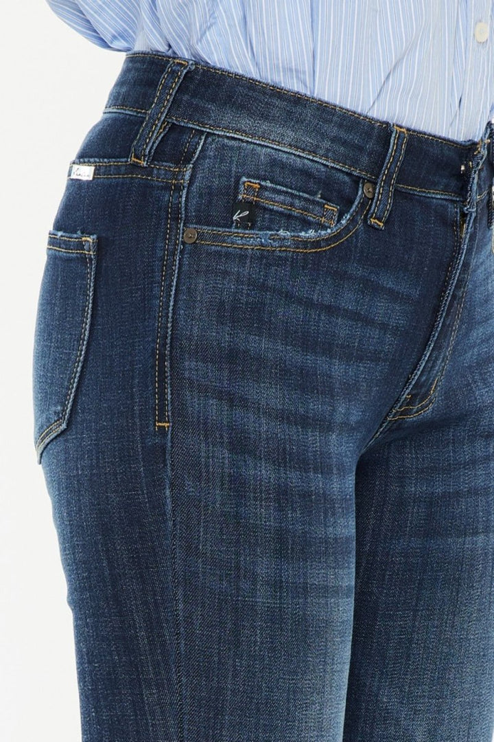 Kancan Full Size Mid Rise Flare Jeans - Bottoms Sale