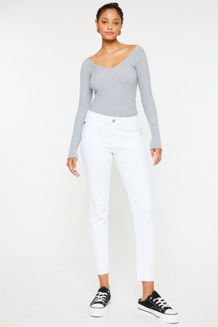 Kancan Mid Rise Ankle Skinny Jeans - Bottoms Sale