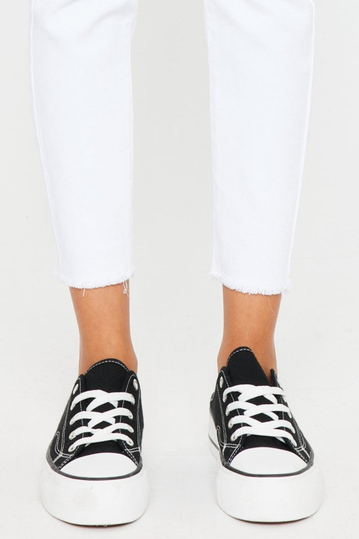 Kancan Mid Rise Ankle Skinny Jeans - Bottoms Sale