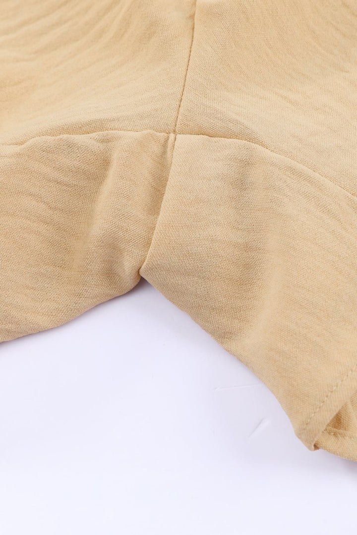Layered Elastic Waist Shorts - Bottoms