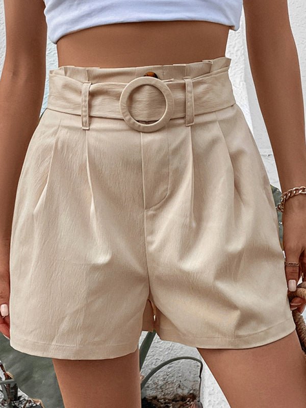 New fashion beige elegant casual ladies shorts - Bottoms