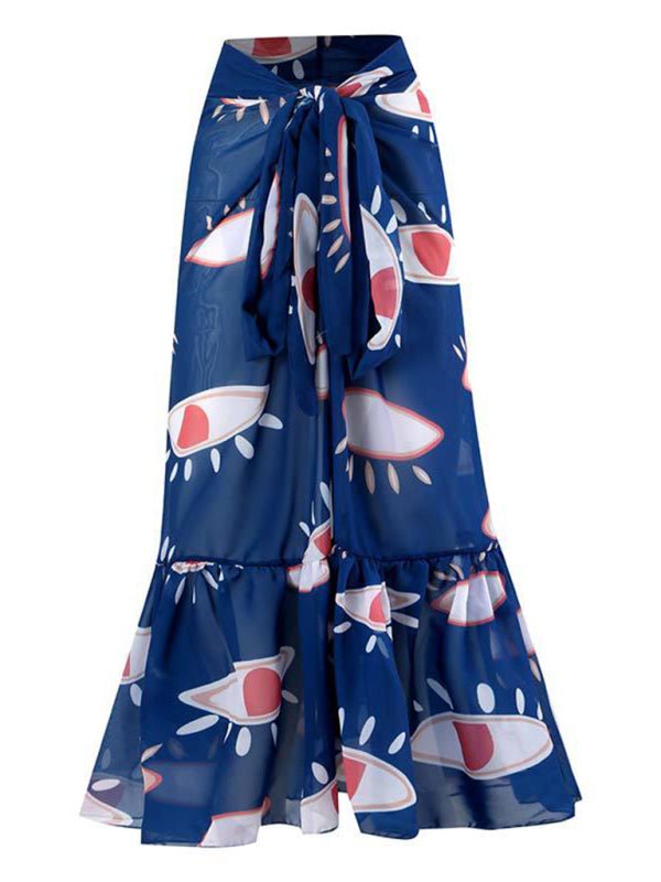 New holiday devil's eye print beach skirt - Bottoms