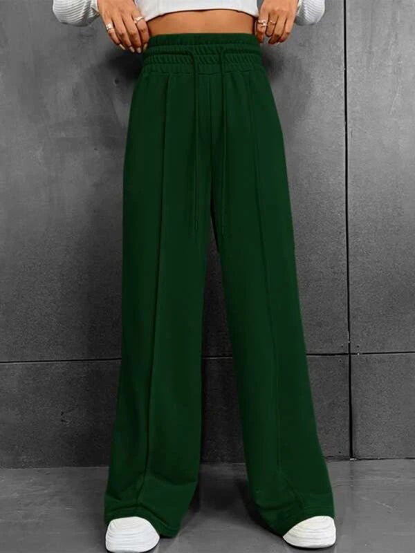 New straight leg loose sweatpants wide leg pants outdoor dance casual trousers - Bottoms