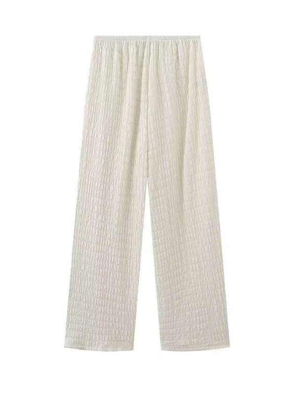New Women's Asymmetric Top High Waist Pants Suit - Pant Suit