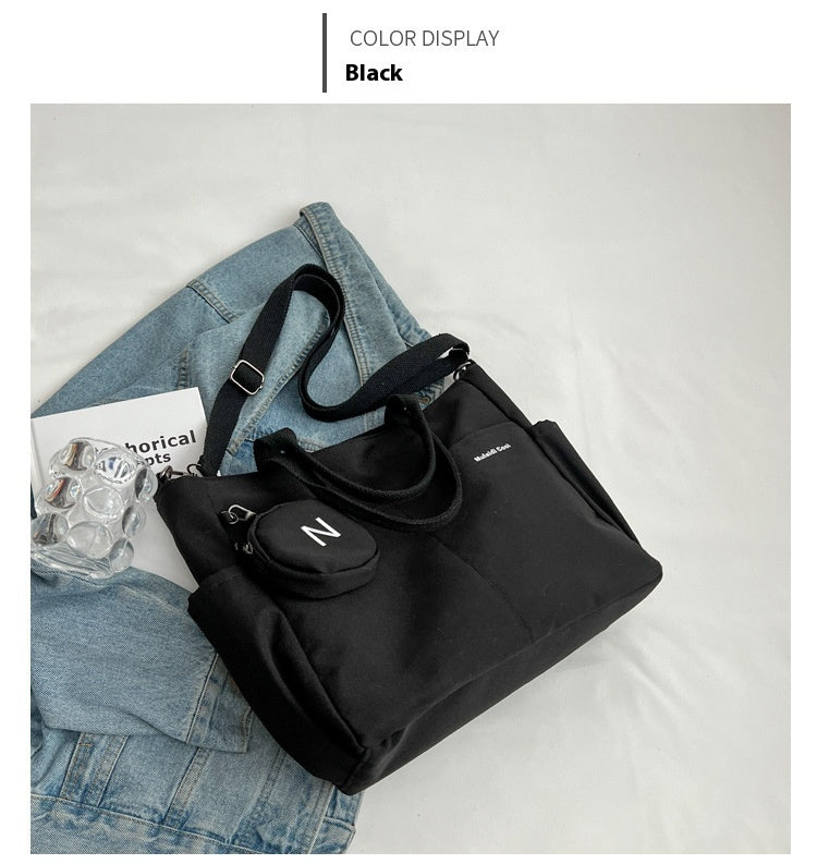 Niche Casual Fashion Nylon Canvas Tote Bag For Women