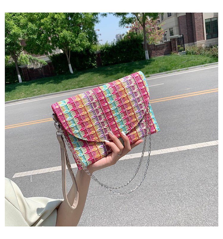 Casual Ethnic Style Woven Bag Women