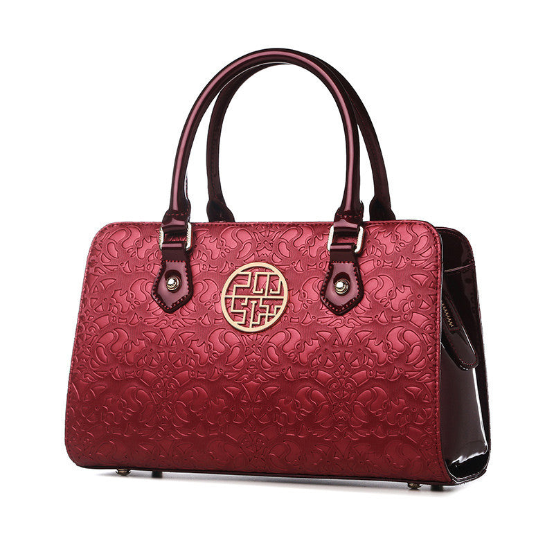 High-end Practical Middle-aged Lady Shoulder Bag