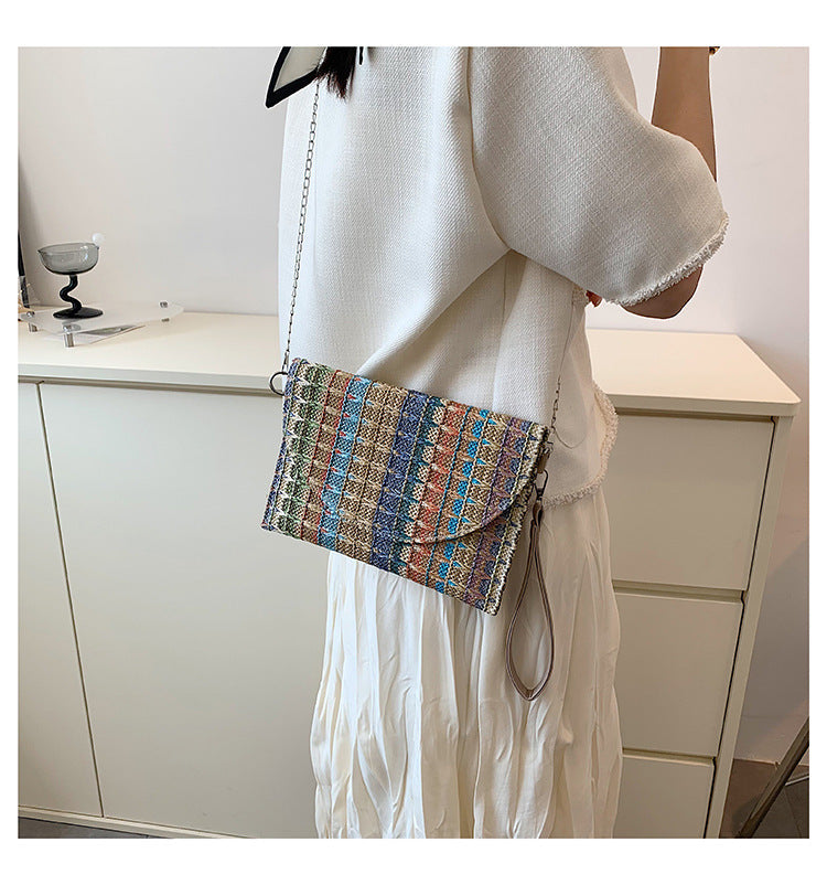 Casual Ethnic Style Woven Bag Women