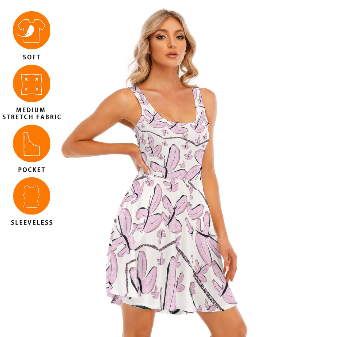 All-Over Print Women's Tank Vest Dress