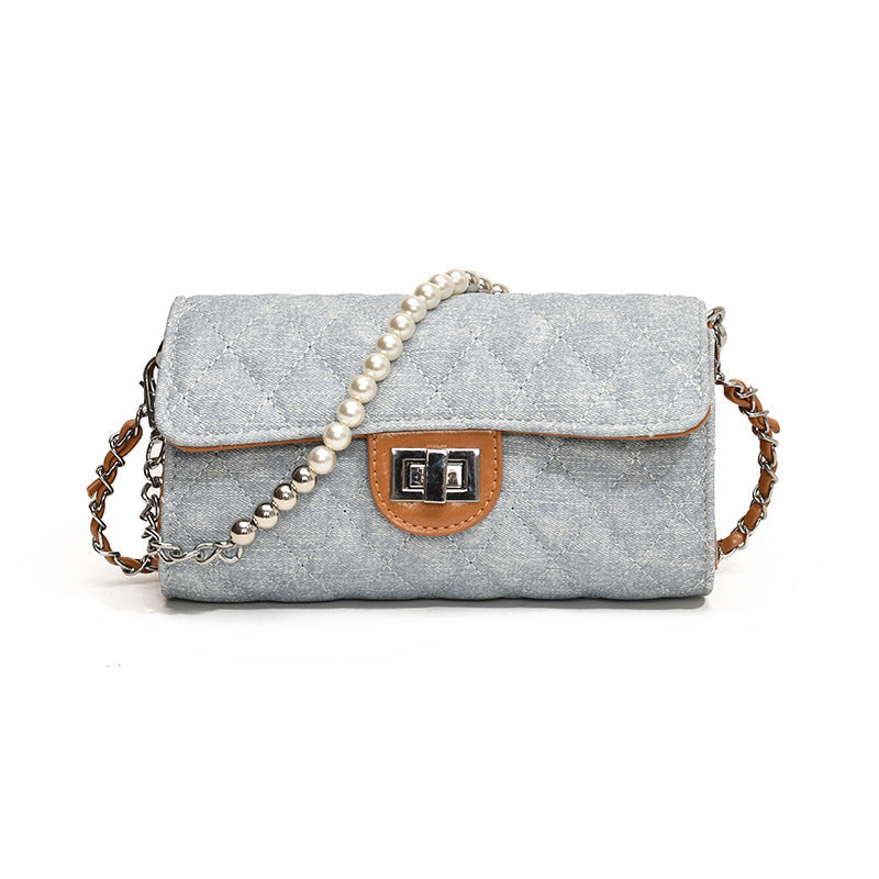 Chic Chanel-style Rhombus Chain Bag For Women