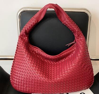 STEPHIECATHY Women's Leather Hobo Woven Handbag