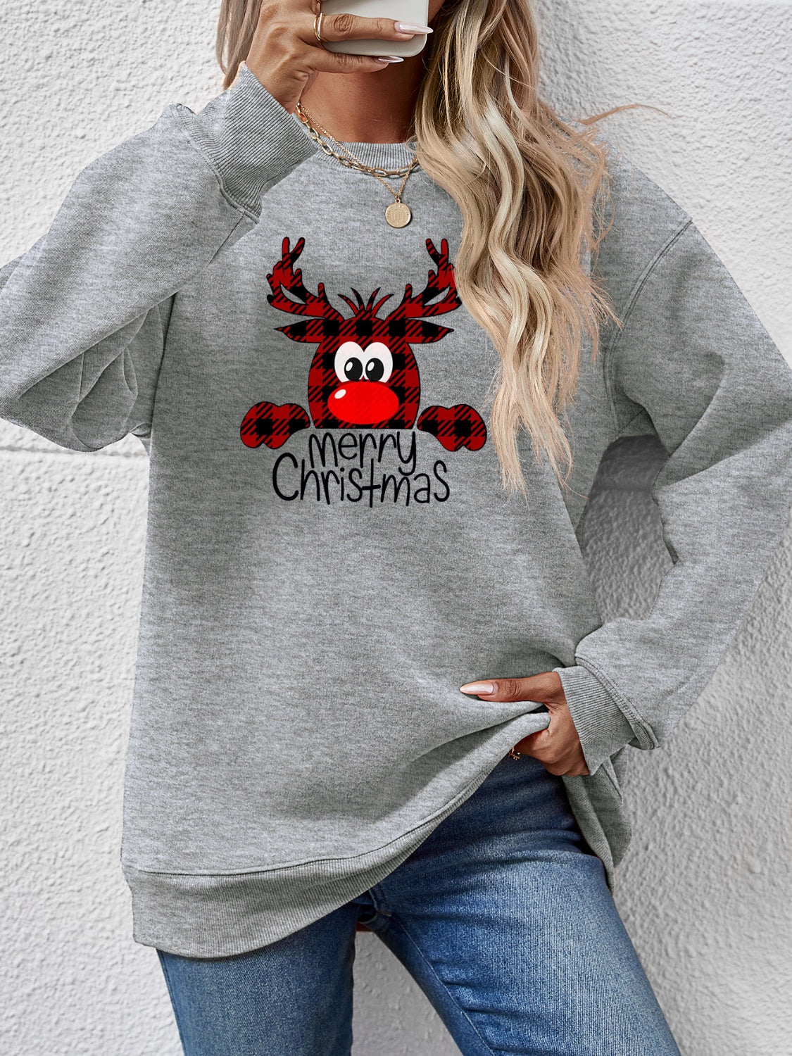 MERRY CHRISTMAS Graphic Sweatshirt