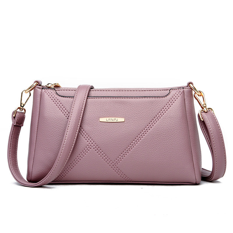 Soft Leather Crossbody Bag Fashion Lady