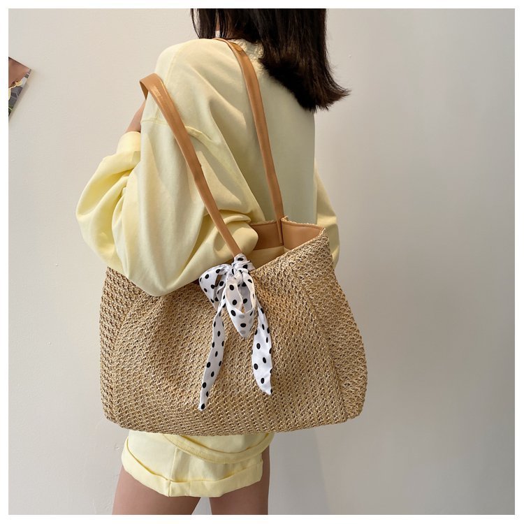 Straw Bag One Shoulder Refreshing Fashion Lady