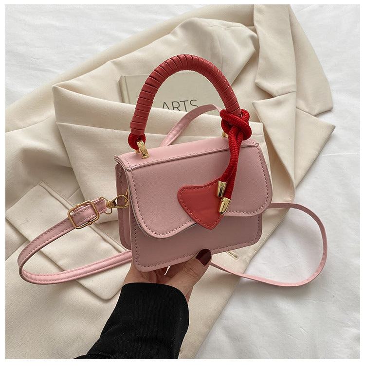 New Textured Portable Love Mini Bag For Women