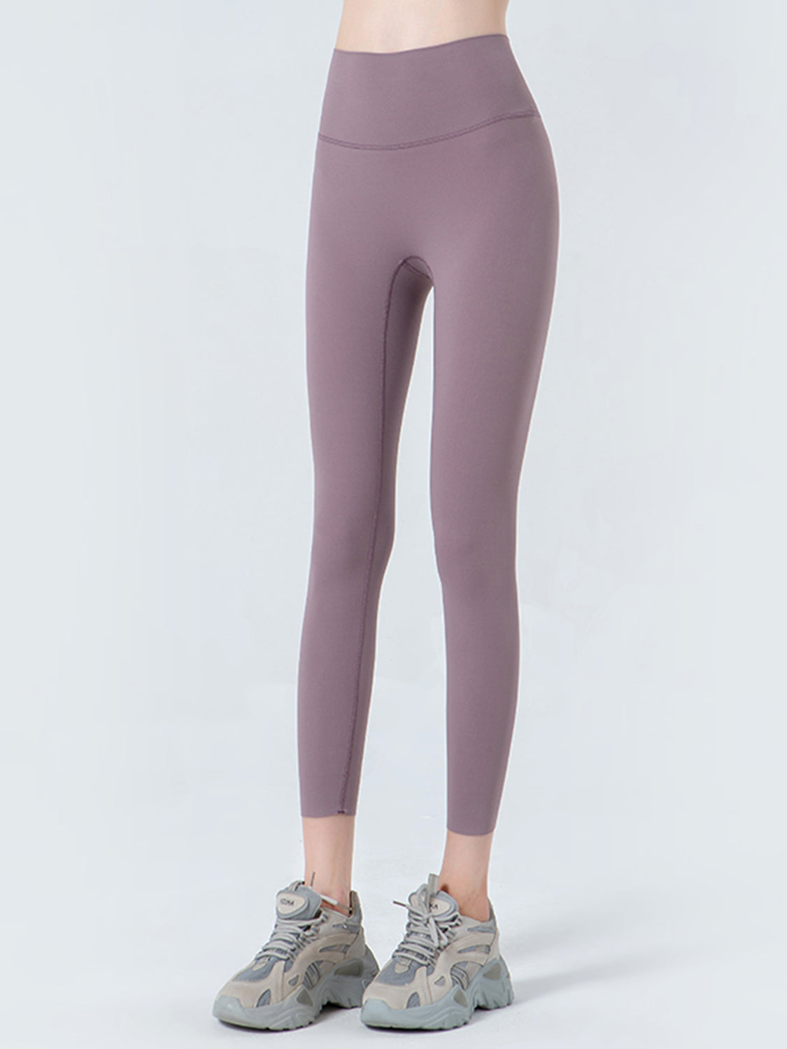 Wide Waistband Cropped Sports Leggings