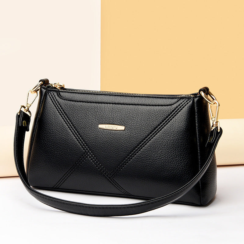 Soft Leather Crossbody Bag Fashion Lady