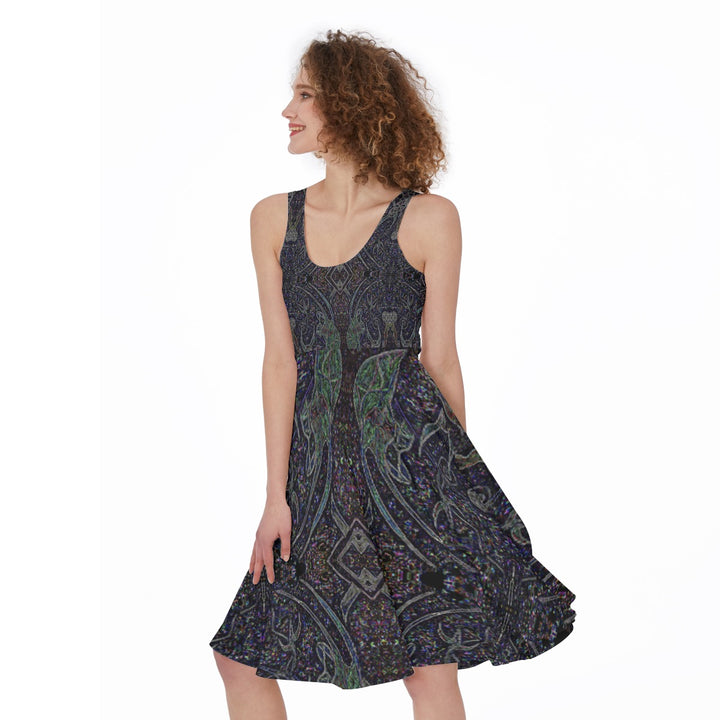 All-Over Print Women's Sleeveless Dress