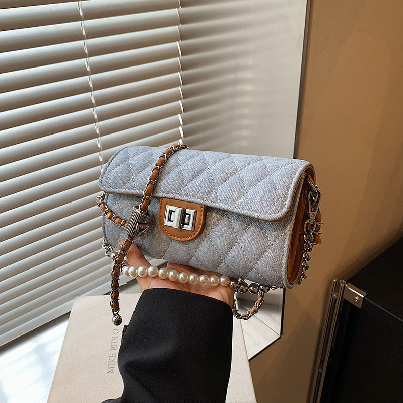 Chic Chanel-style Rhombus Chain Bag For Women