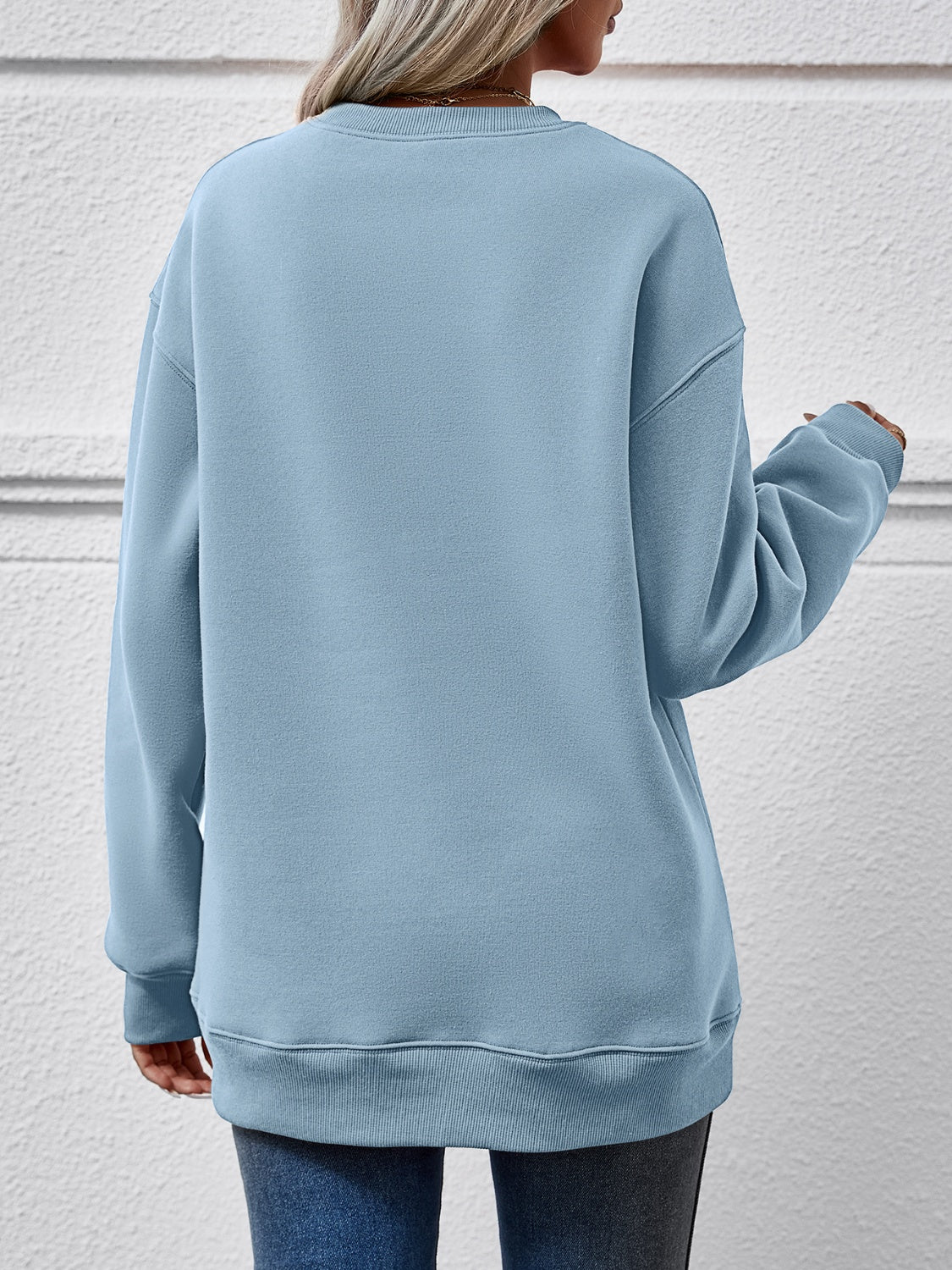 MERRY CHRISTMAS Dropped Shoulder Sweatshirt