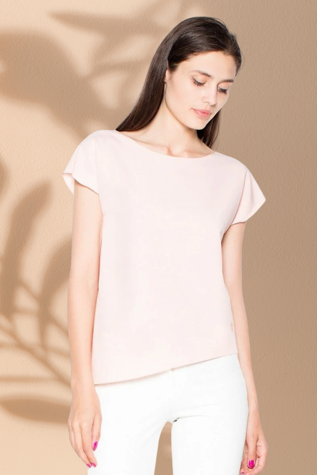 Elegant Blouse, Sleeveless Asymmetric Top