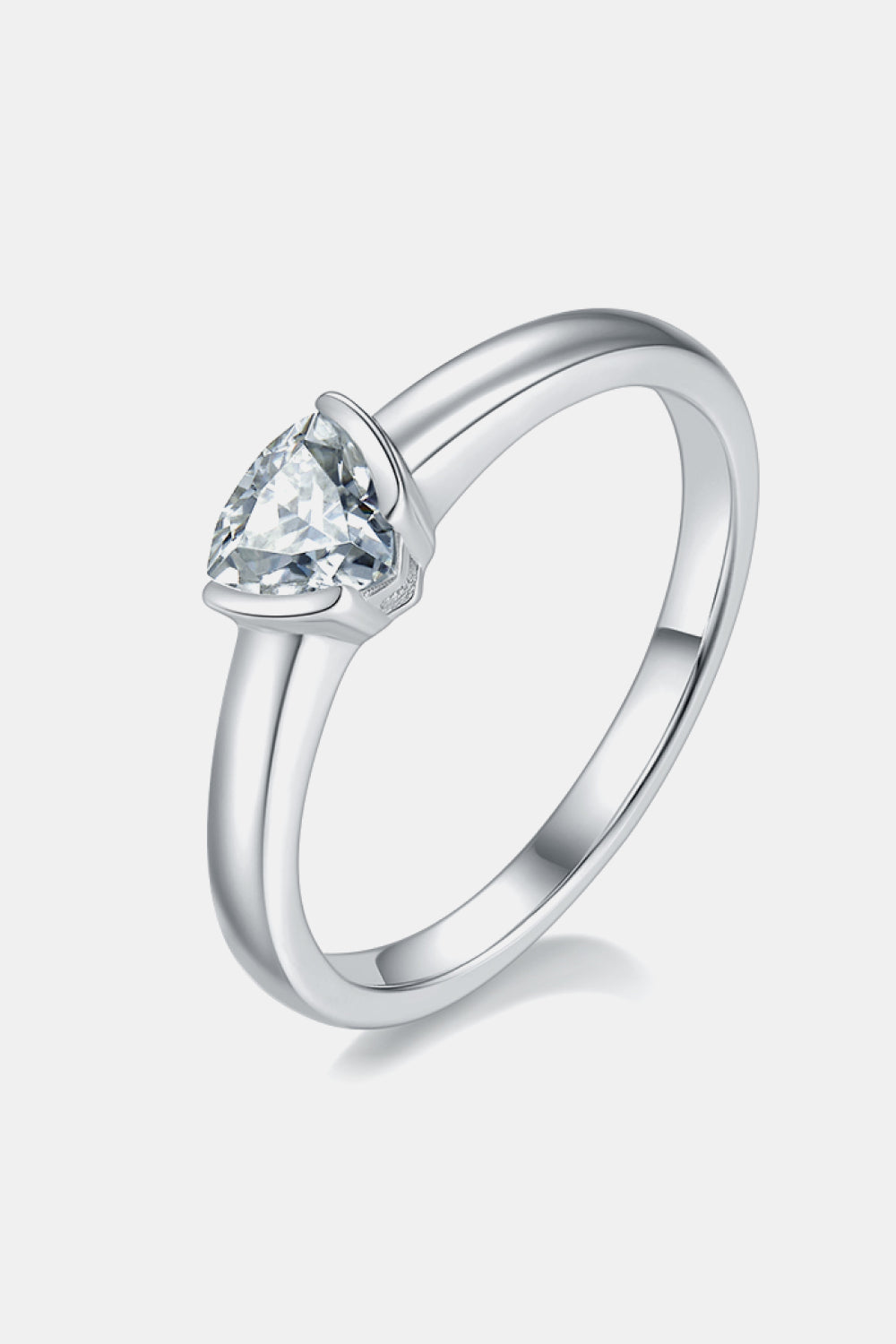 Moissanite 925 Sterling Silver Solitaire Ring