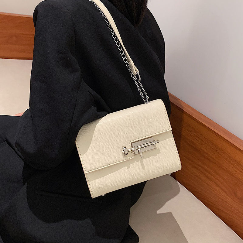 Fashion Female Texture One-shoulder Diagonal Chain Bag