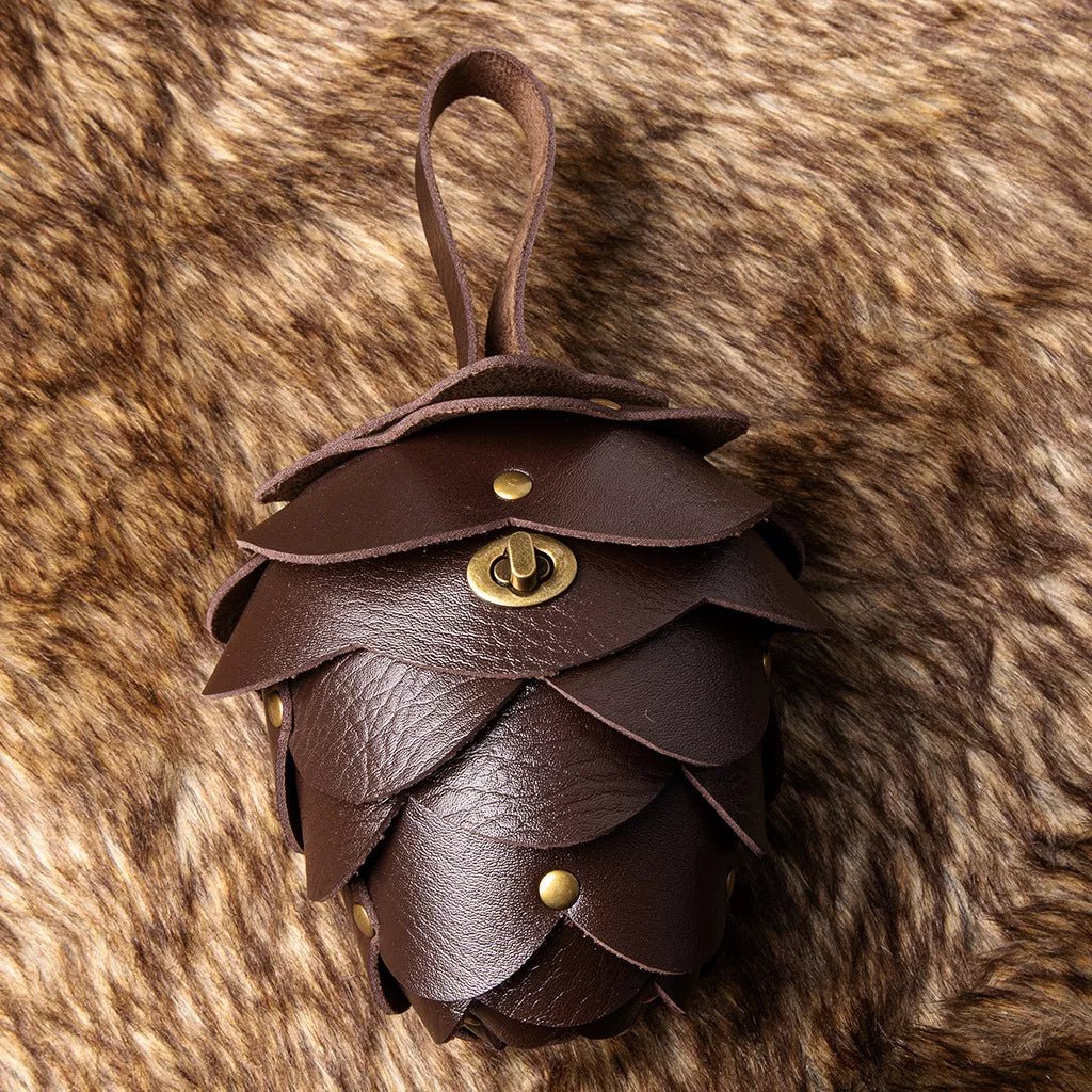 Acorn Decor Mini Pouch Bag - 