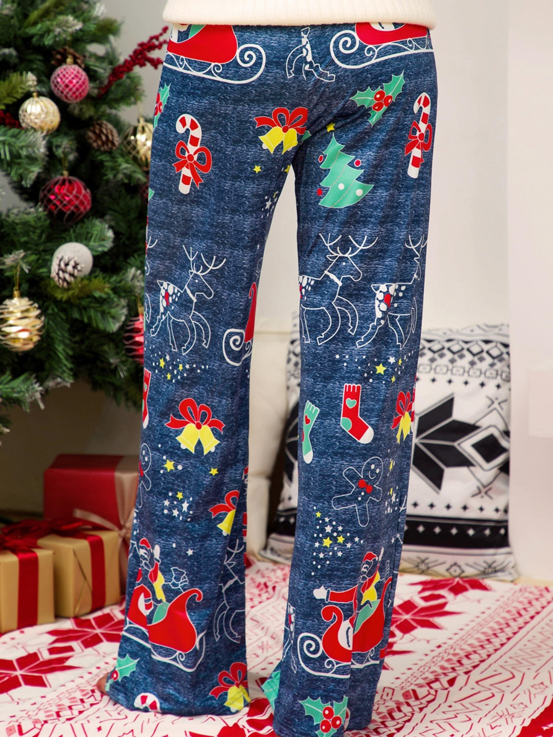 Christmas Straight Leg Pants