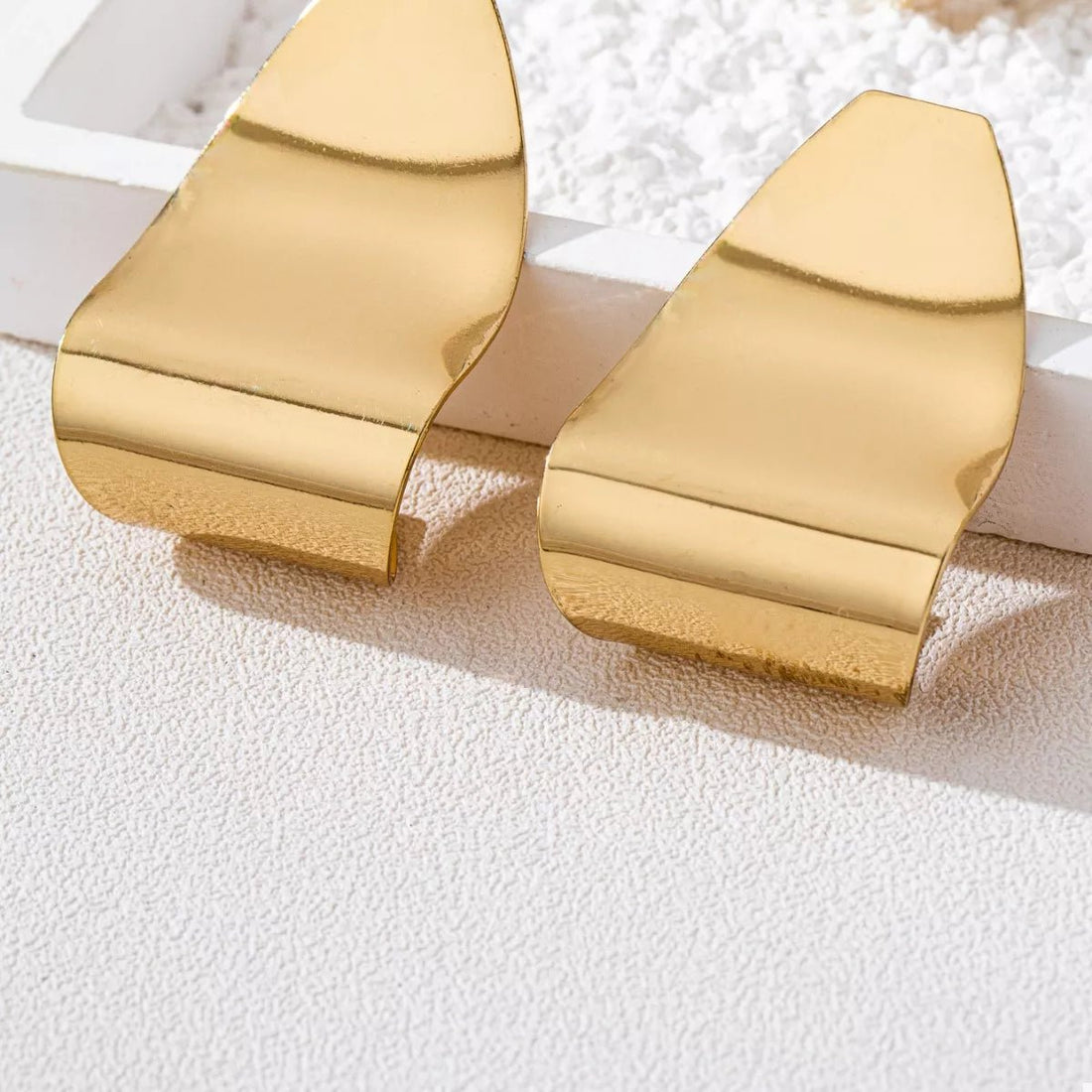 Alloy Geometric Drop Earrings - 