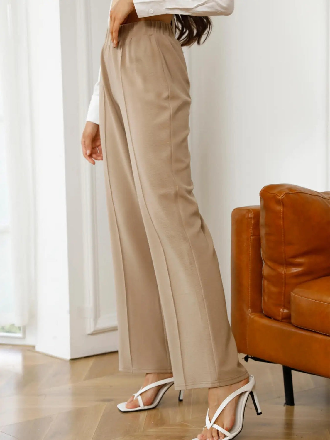 IZURIA High Waist Straight Pants