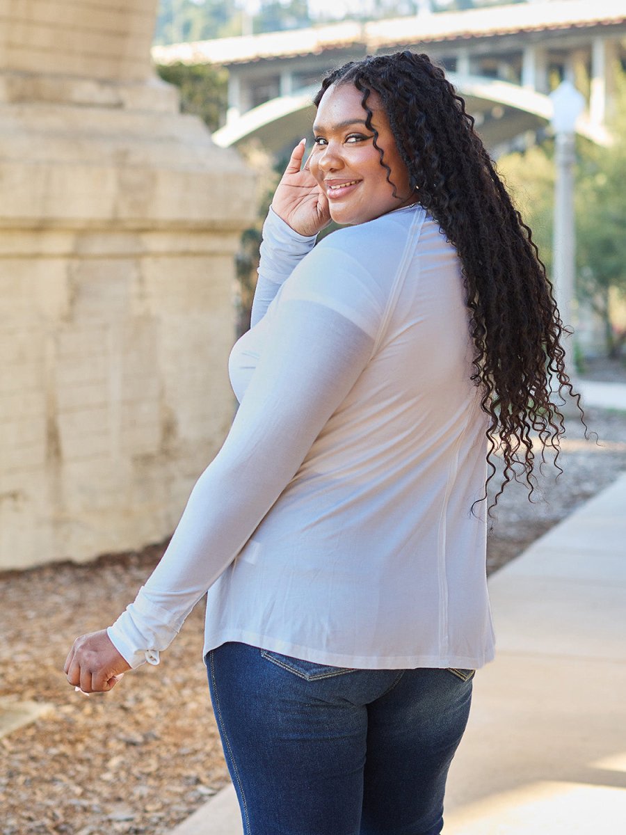 Basic Bae Full Size Round Neck Long Sleeve T-Shirt - Top