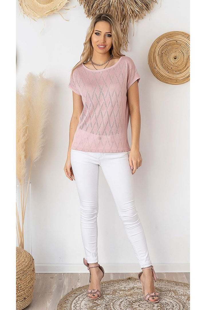 Bluzka Model BL 1153 Grey - Hajdan - Top