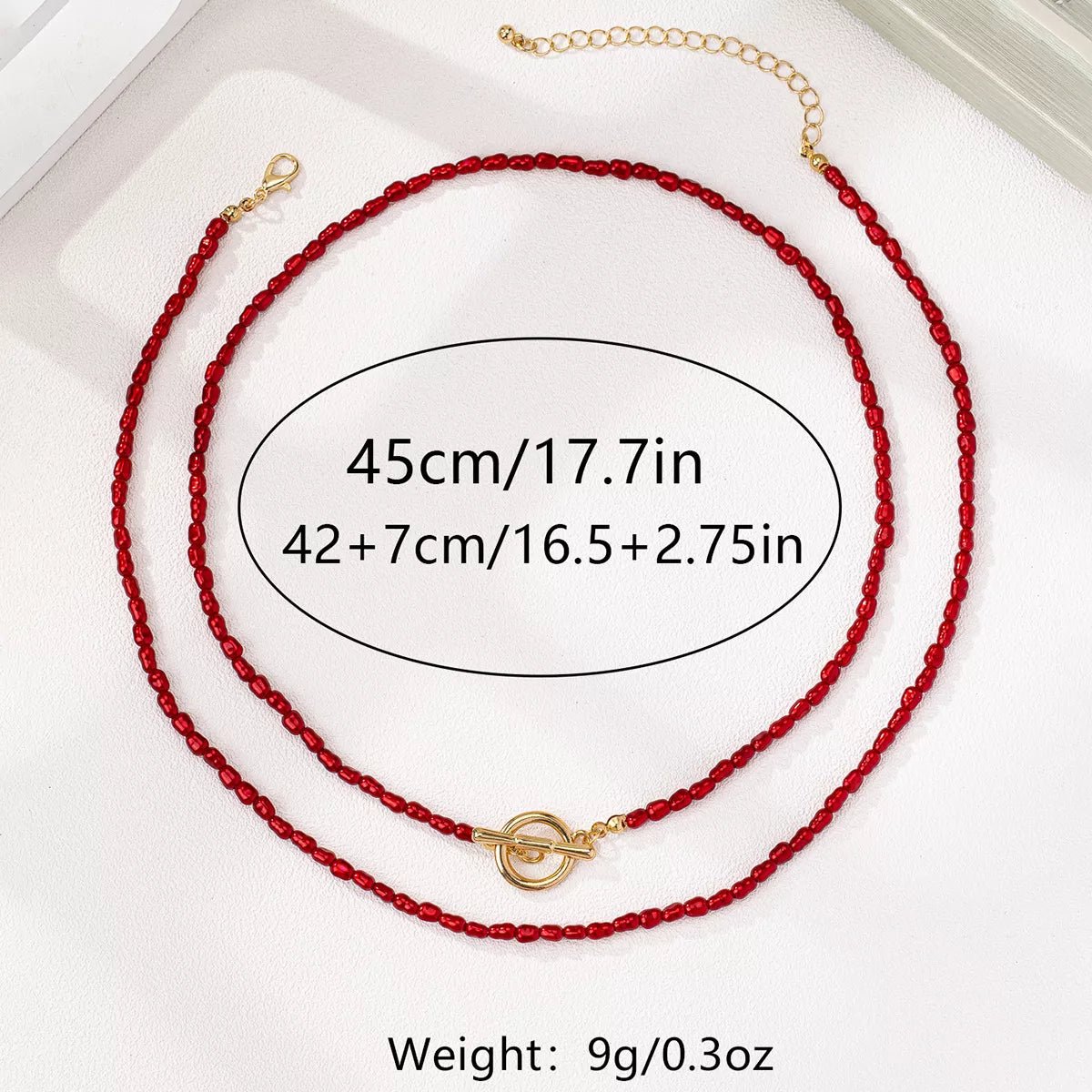 Bohemian Beaded Necklace Set - 