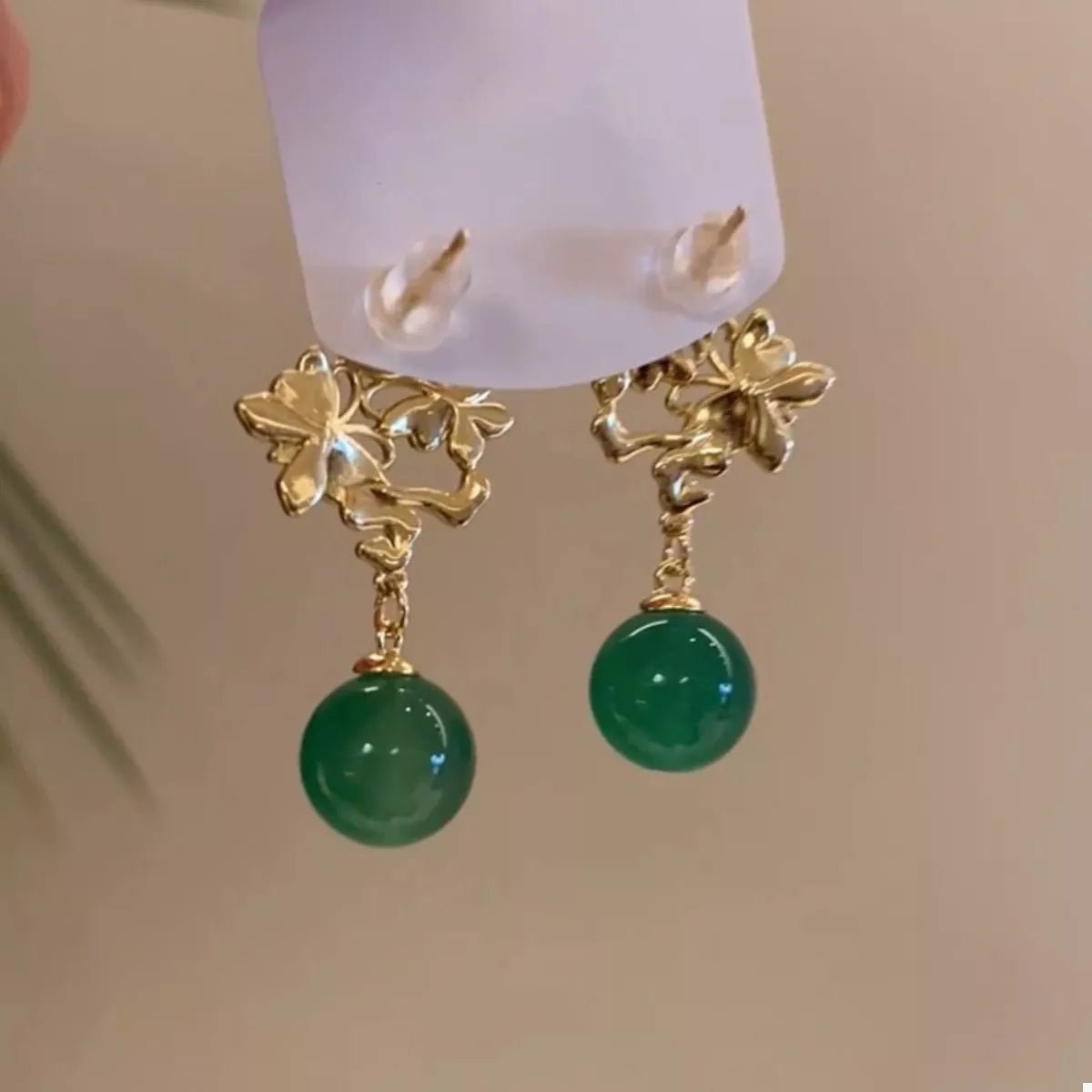 Butterfly Pearl Drop Earrings - 