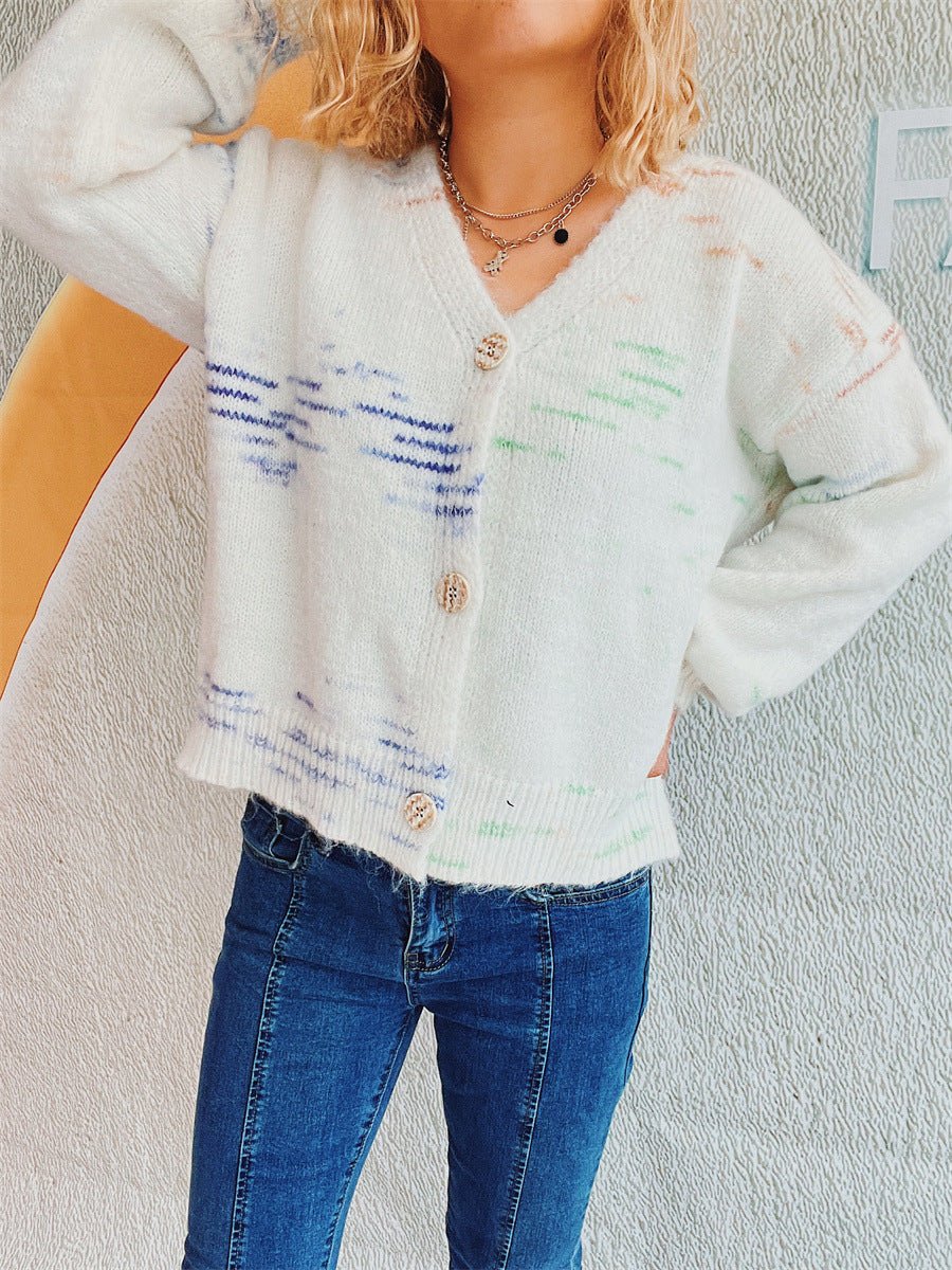 Button Up Long Sleeve Cardigan - Outerwear