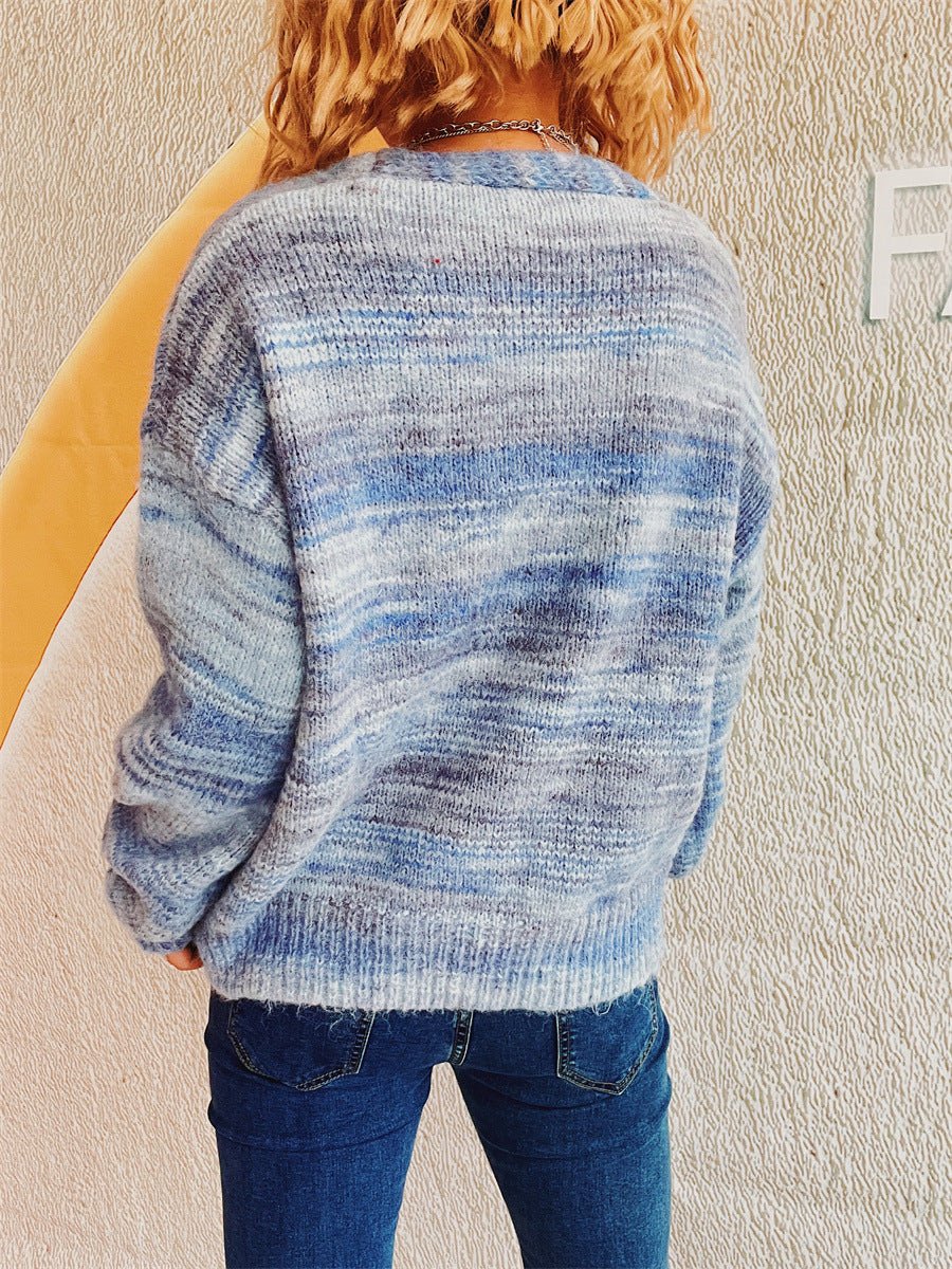 Button Up Long Sleeve Cardigan - Outerwear