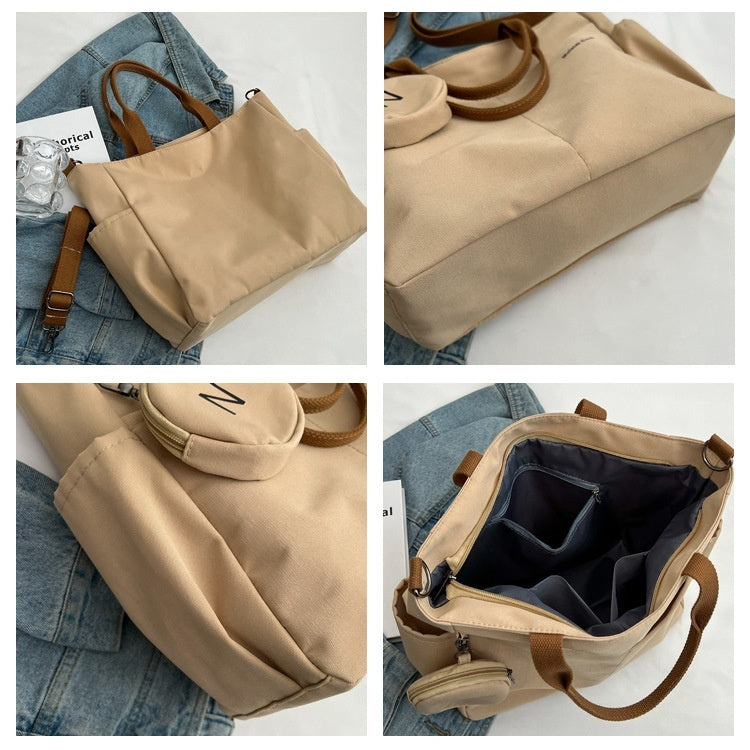 Niche Casual Fashion Nylon Canvas Tote Bag For Women