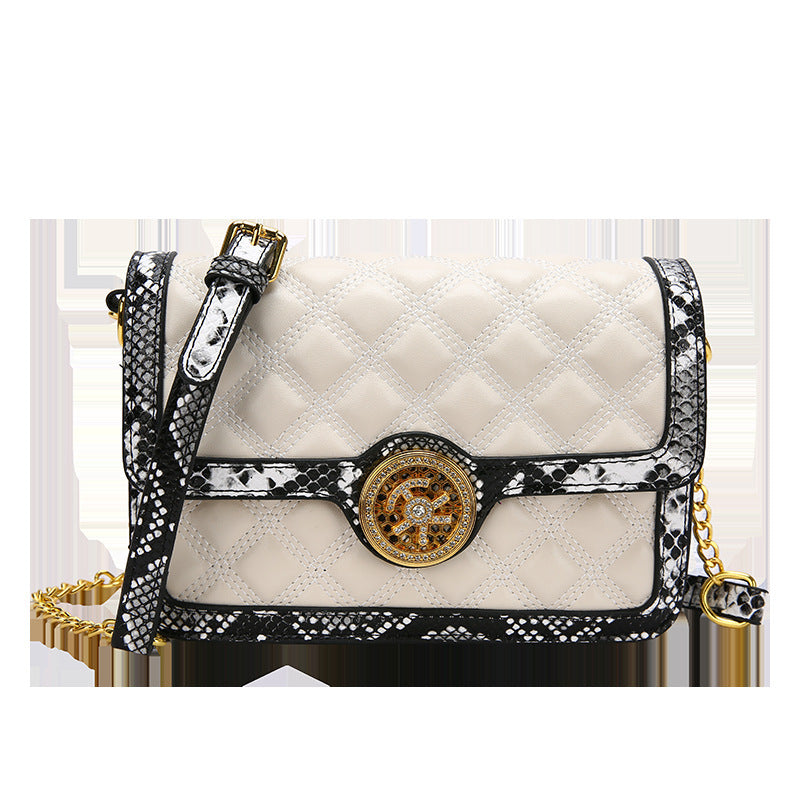 Cute And Elegant Diamond Chain Messenger Bag Lady