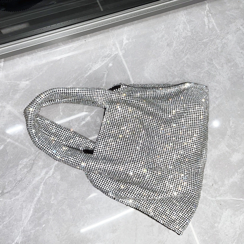 Handbag Shiny Rhinestone Dinner Bag Party Lady