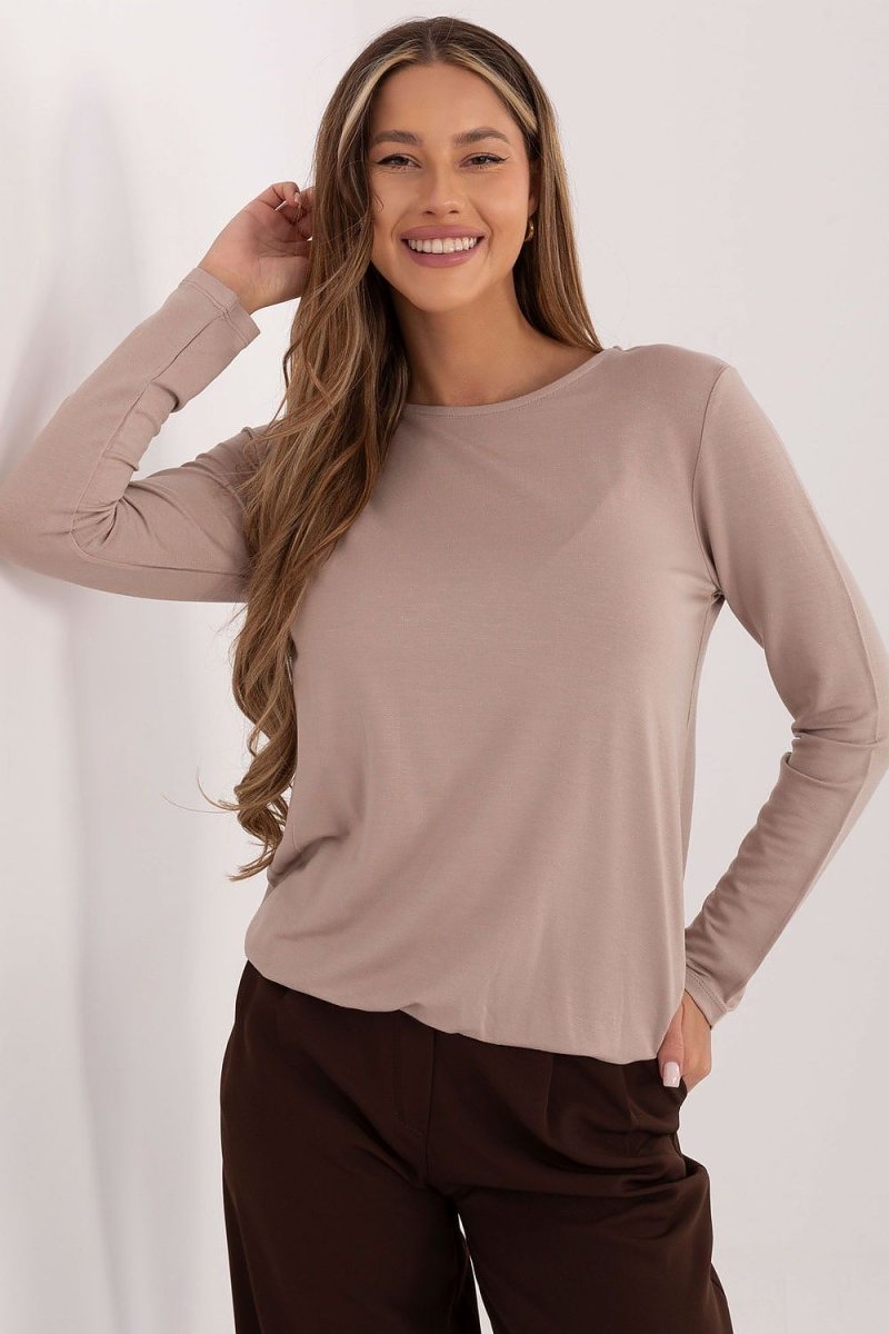 Casual Micro Modal Long Sleeve Blouse - 