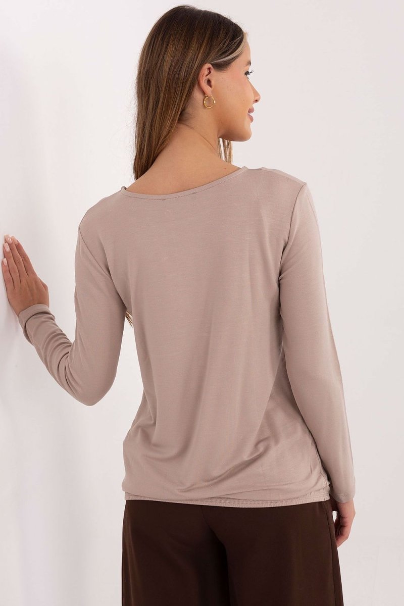 Casual Micro Modal Long Sleeve Blouse - 