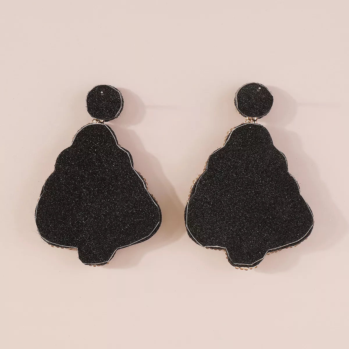 Christmas Tree Dangle Earrings - 