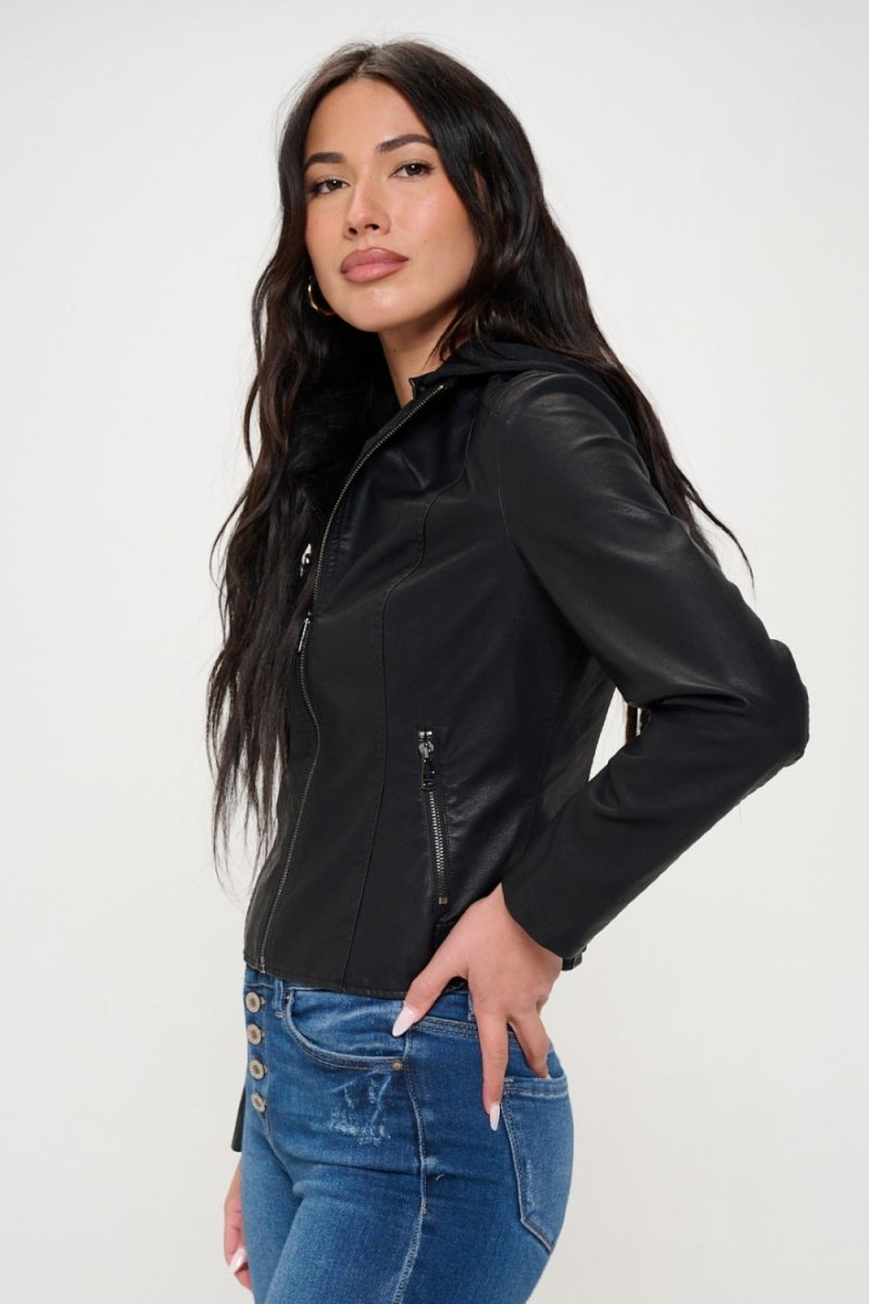 Coalition LA Zip Up Hooded Jacket - Outerwear