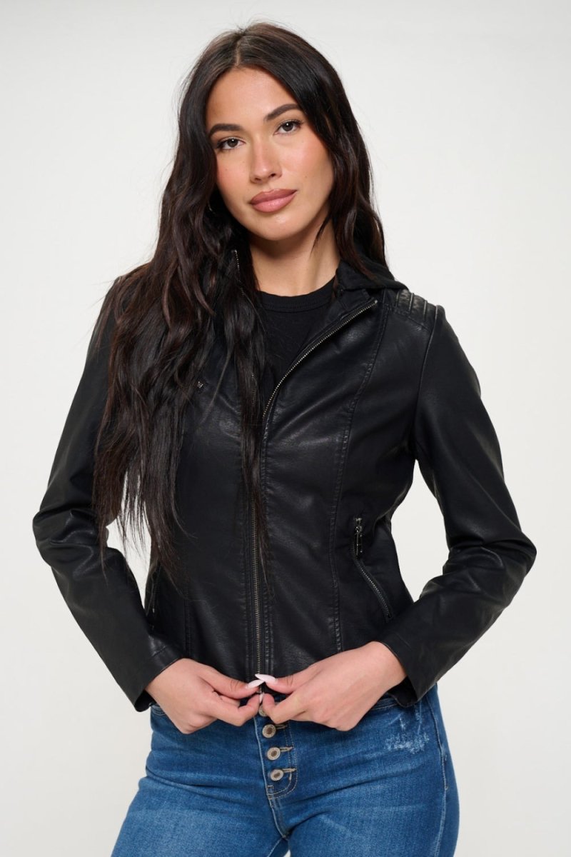Coalition LA Zip Up Hooded Jacket - Outerwear