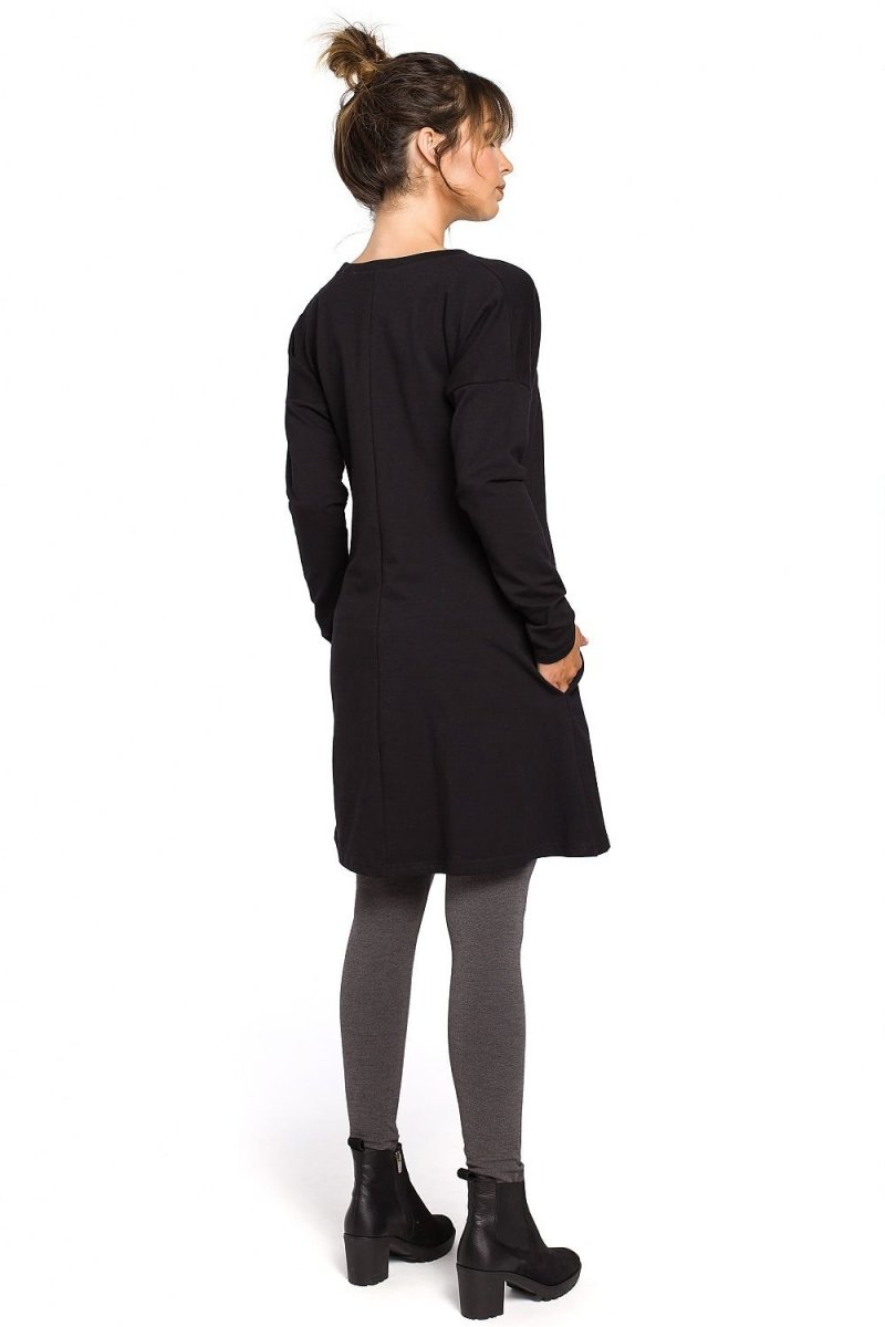 Cozy Trapeze - Cut Long Sleeve Tunic – Feminine Freedom for Chilly Days - Top