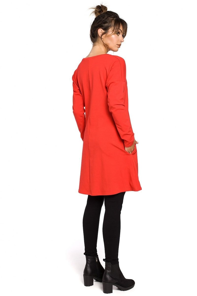 Cozy Trapeze - Cut Long Sleeve Tunic – Feminine Freedom for Chilly Days - Top