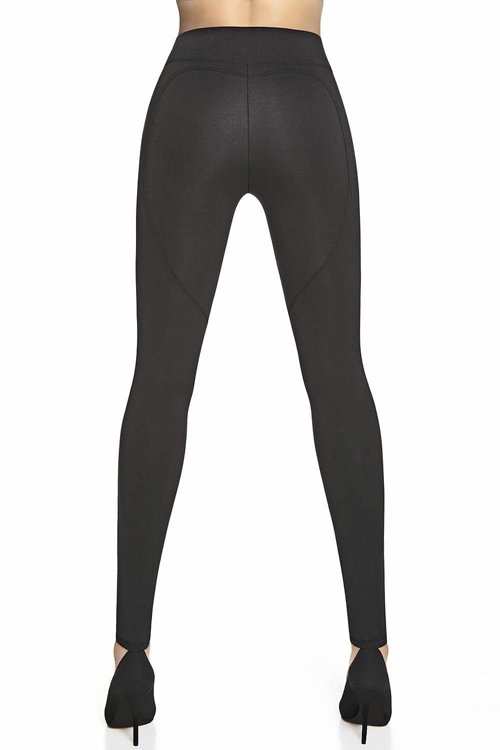 Activewear Leggings with Breathable Fabric & Designer Pattern by Bas Bleu