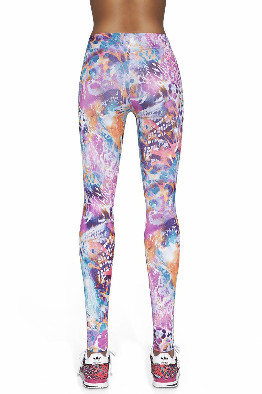 Activewear Leggings with Breathable Fabric & Designer Pattern by Bas Bleu