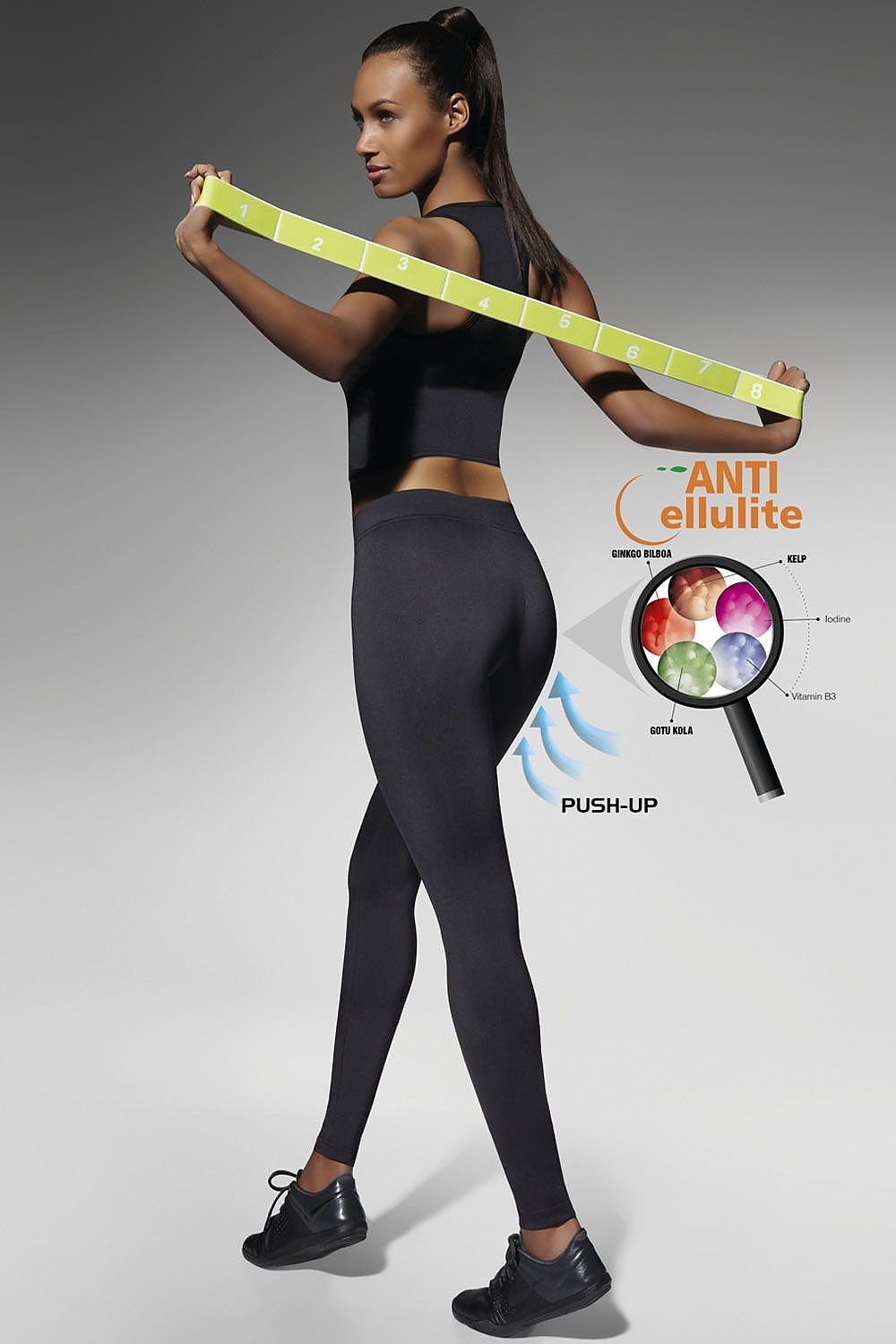 Activewear Leggings with Breathable Fabric & Designer Pattern by Bas Bleu